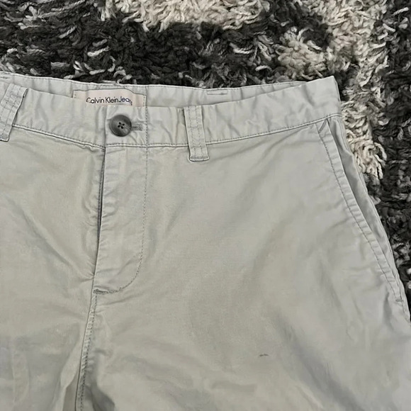 Cream Calvin Klein Jeans Shorts - Picture 2 of 4